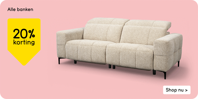 Alle banken 20% korting