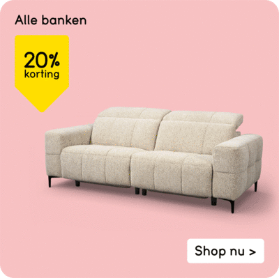 Alle banken 20% korting