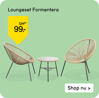 Loungeset Formentera van 134,97 voor 99,-