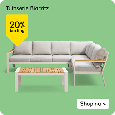 Tuinserie Biarritz 20% korting