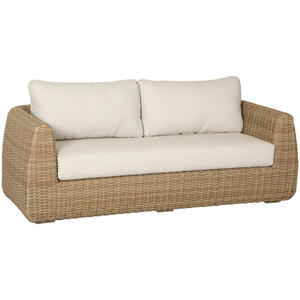 Loungebank Bordeaux - zand - 68x196x90 cm
