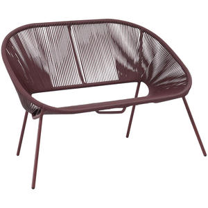Loungebank Formentera - bordeaux rood