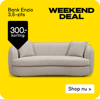 Weekenddeal: Bank Enzio 300,- korting