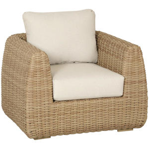 Loungestoel Bordeaux - zand - 68x95x90 cm