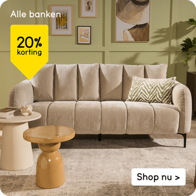 Alle banken 20% korting
