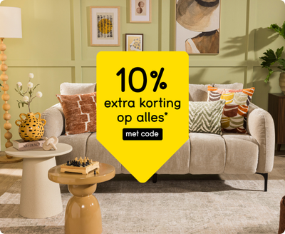 10% extra korting op alles