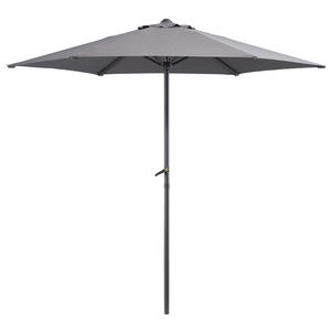 Le Sud parasol Blanca - antraciet - 250 cm