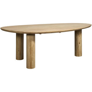 Eettafel Pebble - naturel - mangohout - 220x120 cm