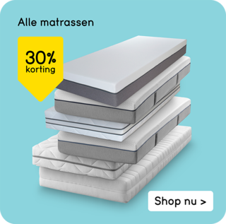 Alle matrassen 30% korting