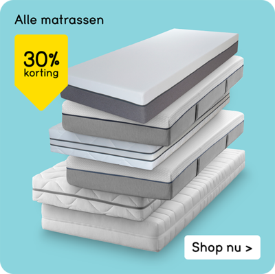 Alle matrassen 30% korting