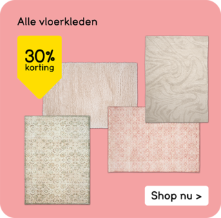 Alle vloerkleden 30% korting