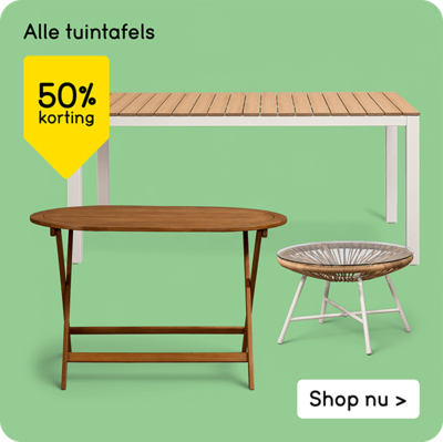 Actie Tuintafels sale