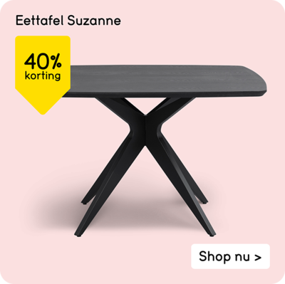 Eettafel Suzanne 40% korting