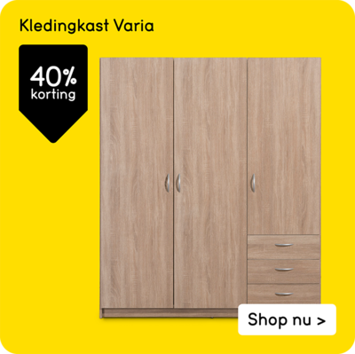 Kledingkast Varia 40% korting