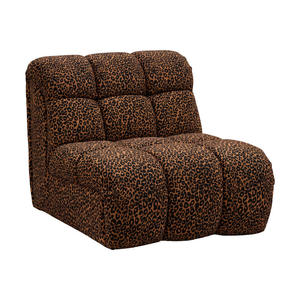 Draaifauteuil Beau - panter - bruin