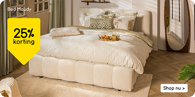 Bed Maudy 25% korting