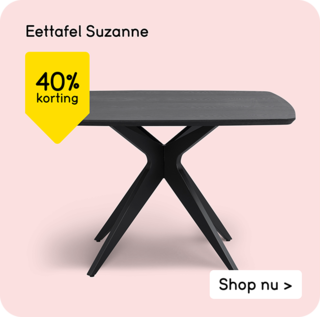 Eettafel Suzanne 40% korting
