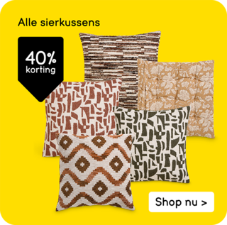 Alle sierkussens 40% korting