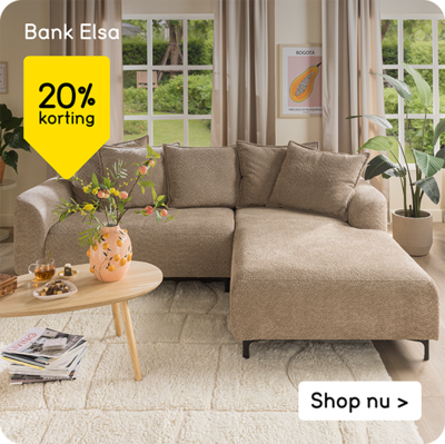 Bank Elsa 20% korting