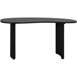 Bureau Nika - zwart - 75x160x80 cm