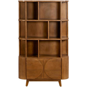 Boekenkast Guus - naturel - 200x120x36 cm