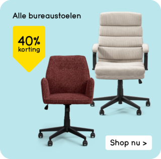 Alle bureaustoelen 40% korting