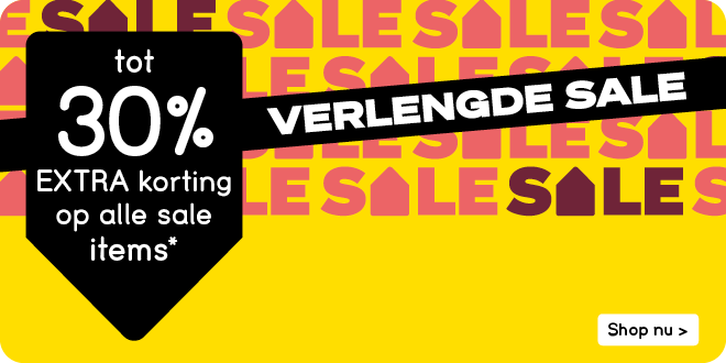 Verlengde sale: tot 30% extra korting op alle sale items