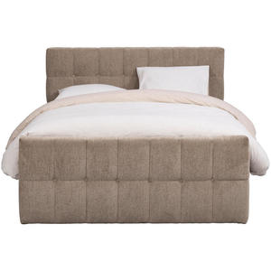Boxcombinatie met opbergruimte Malmo - taupe - 180x200 cm
