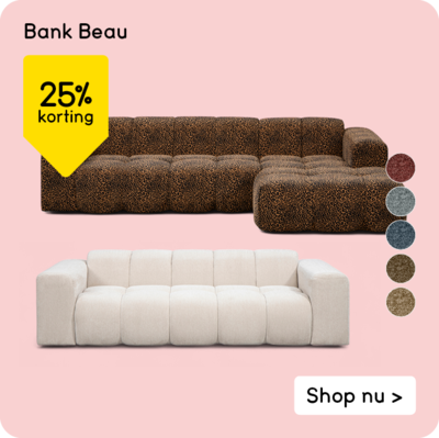Bank Beau 25% korting