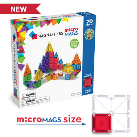 Magna-Tiles microMAGS Deluxesæt - 70 dele