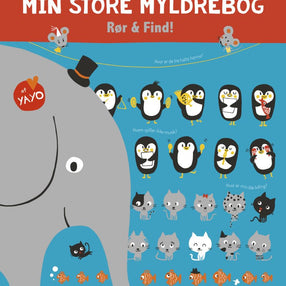 Børnebog - Min store myldrebog - Rør og find!