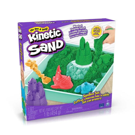 Kinetic Sand Sandkasse-sæt - Grøn