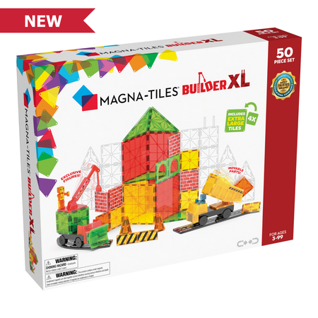 Magna-Tiles Byggeplads XL - 50 dele