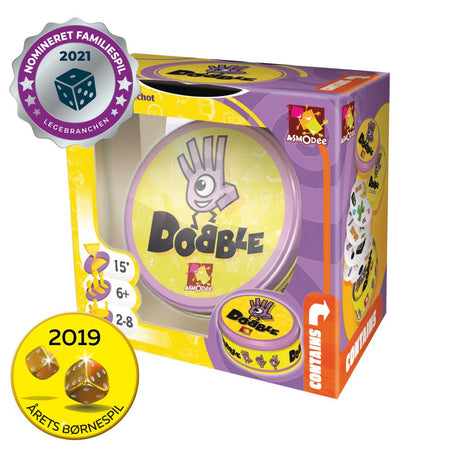 Dobble vendespil - Årets Børnespil 2019 - Asmodee - Fra 6 år.