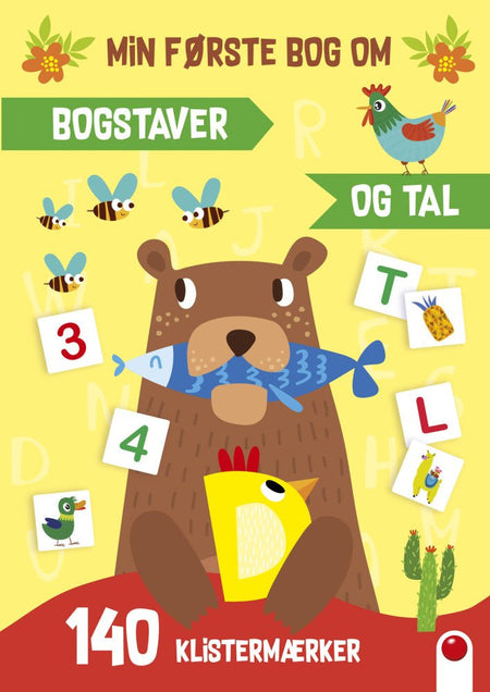 Bog: Min første bog om bogstaver og tal (Bjørn) - Fra 6 år