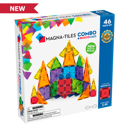 Magna-Tiles microMAGS Kombisæt - 46 dele