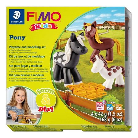 FIMO Kids modellervoks - PONY 🐴🐎