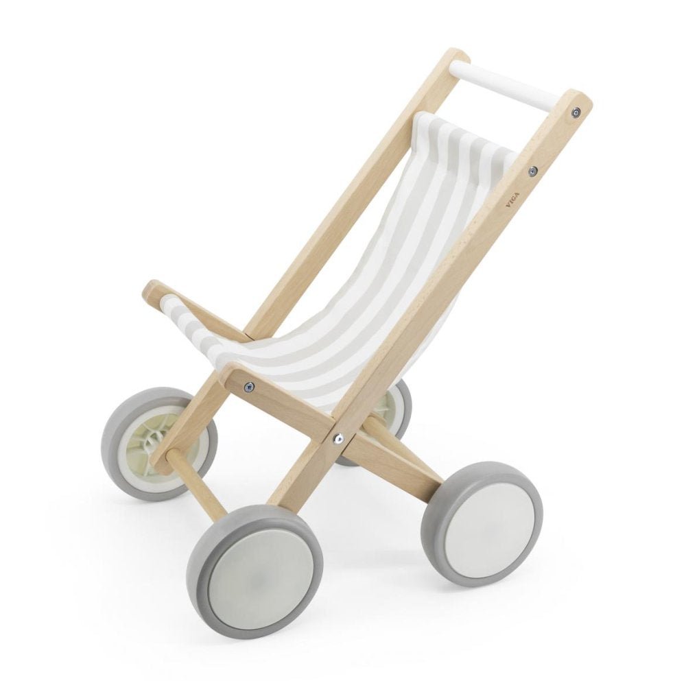 Image of VIGA - Dukkevogn i træ