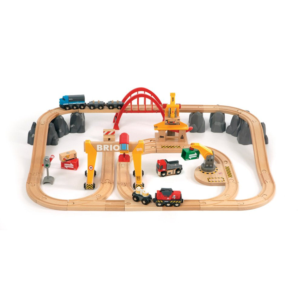 Image of BRIO - Togbane i plastkasse