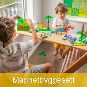 Bygg i vei med magnetbyggesett