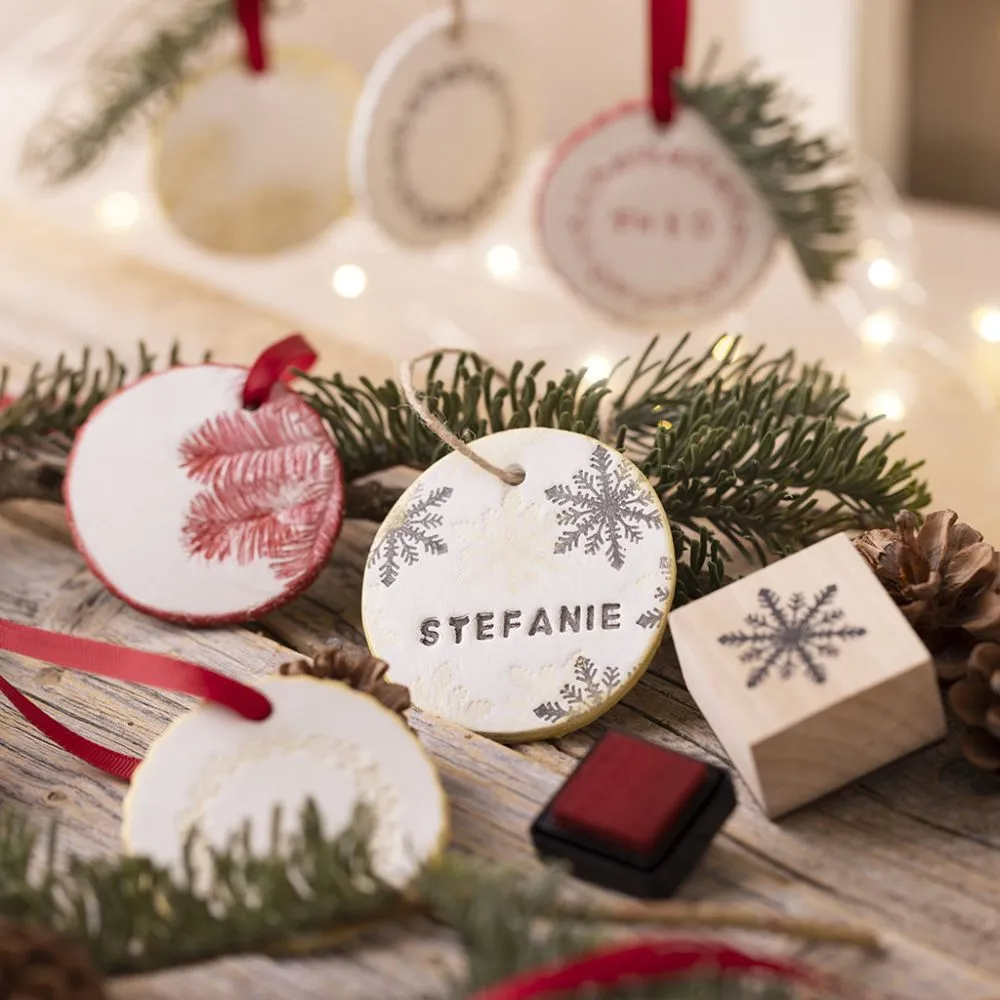 Image of Lag juleoppheng av leire, 20+ stk