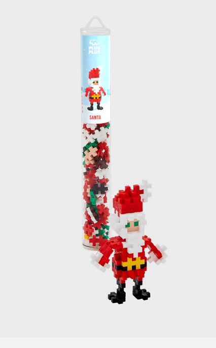 Image of Plus-Plus i rør - Julenisse, 100 stk