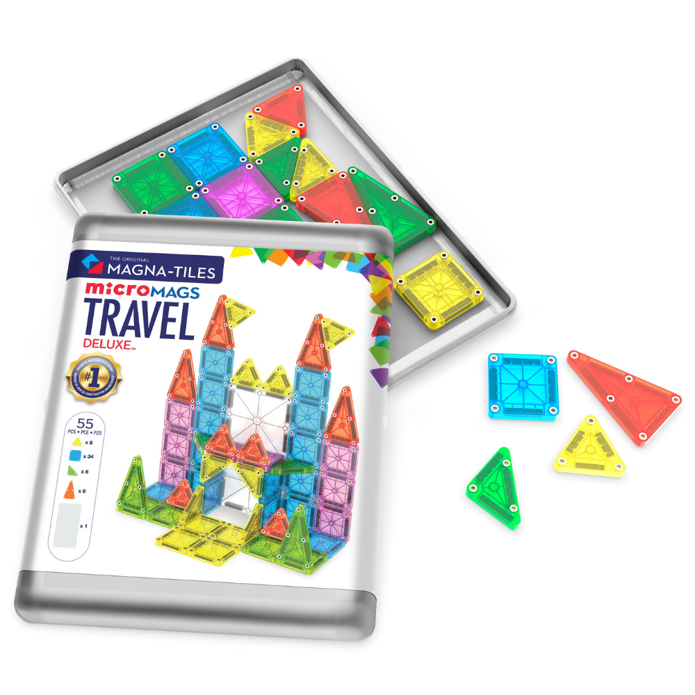 Image of Magna-Tiles | microMAGS deluxe reisesett, 55 deler
