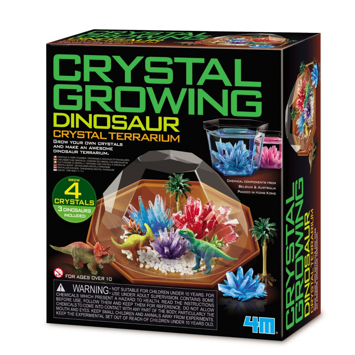 Image of Krystalldyrking - Dinosaurterrarium