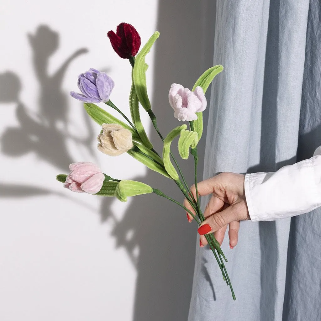 Image of Chenilleblomster - Tulipaner, 5 stk