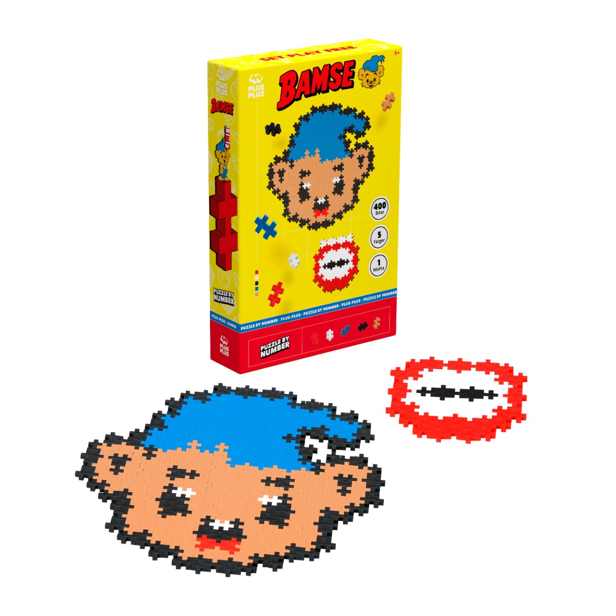 Image of Plus-Plus - Bamse & Dunderhonningen, 400 stk.