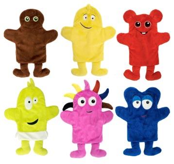 Image of Babblarna språktrening - Hånddukker 30 cm