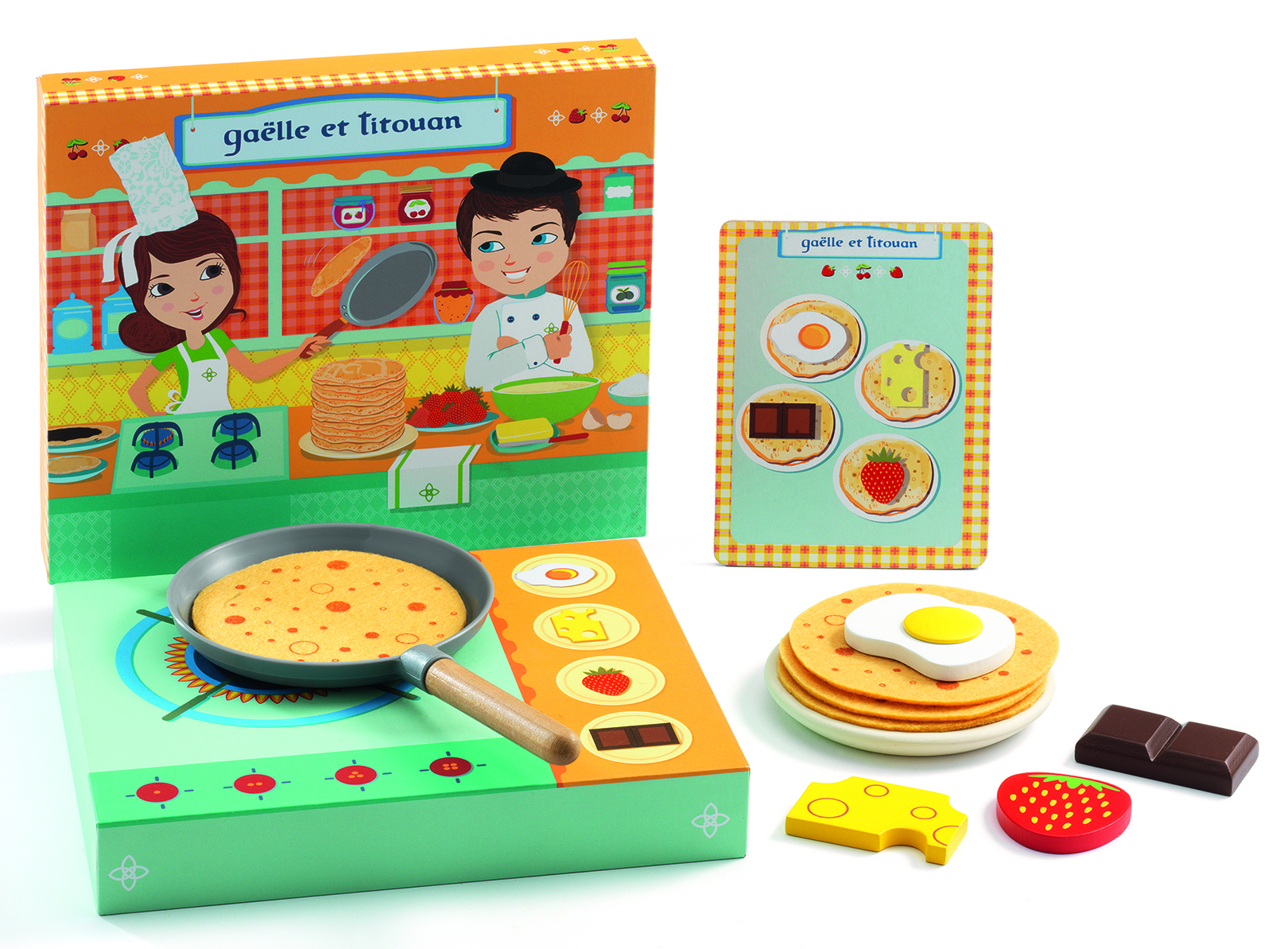 Image of Lekemat - Pannekakesett, Gaëlle et Titouan