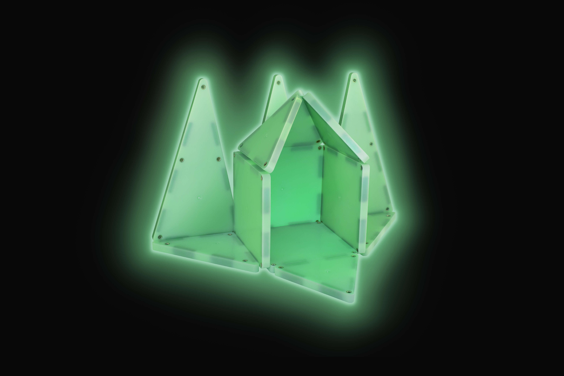 Image of Magna-Tiles | Glow in the dark 16 stk.
