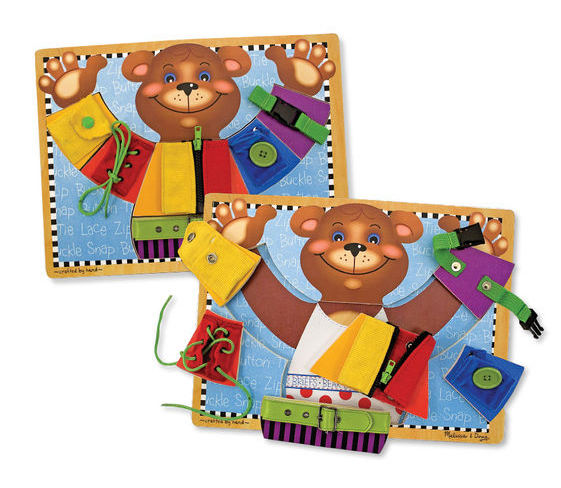 Image of Klæd-mig-på træneplade